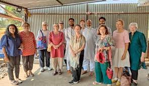 bhopal, Australian delegation, garden print art 