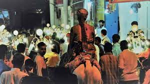 ujjain, Youth killed , song in procession