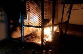shajapur, Fire , private hospital