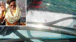 narsihpur, Car collided , Sant Kanak Bihari died