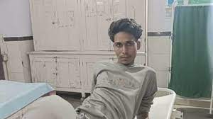 dhar, Murder accused , police firing