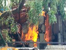 dewas, Two killed ,massive fire