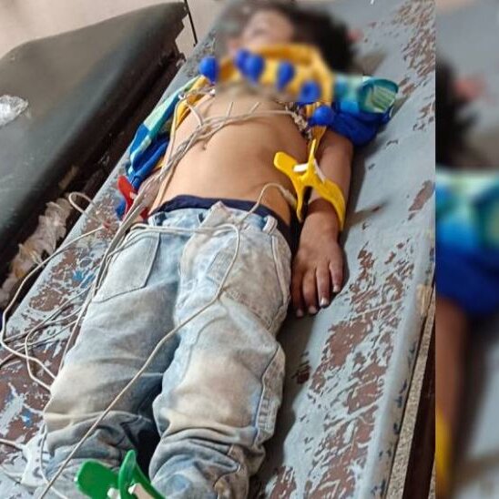 आरोपी पिता वारदात के बाद से फरार है