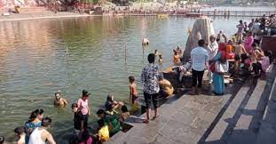 ujjain,  Shipra coast ,drowning river
