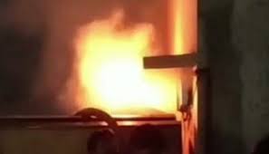 Ujjain, Fire broke out ,storage yard railway