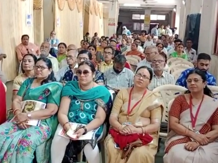 गुजराती समाज द्वारा नि:शुल्क स्वास्थ्य जांच शिविर आयोजित कर समाजजन का चेकअप कराया गया