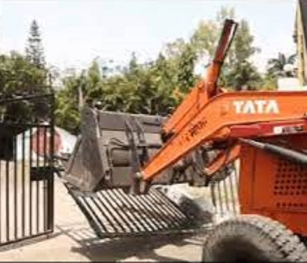 bhopal, JCB runs , Amulya Garden 