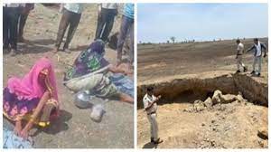 khargon, Two women died ,mine digging mud