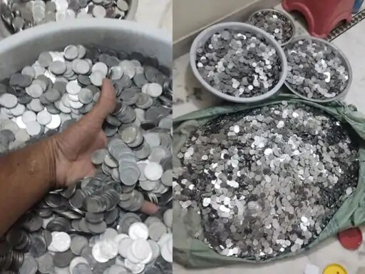 सिक्के लाने वाले युवक का नाम दशरथ कुमावत है