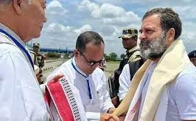 imphal, Police,Rahul Gandhi 