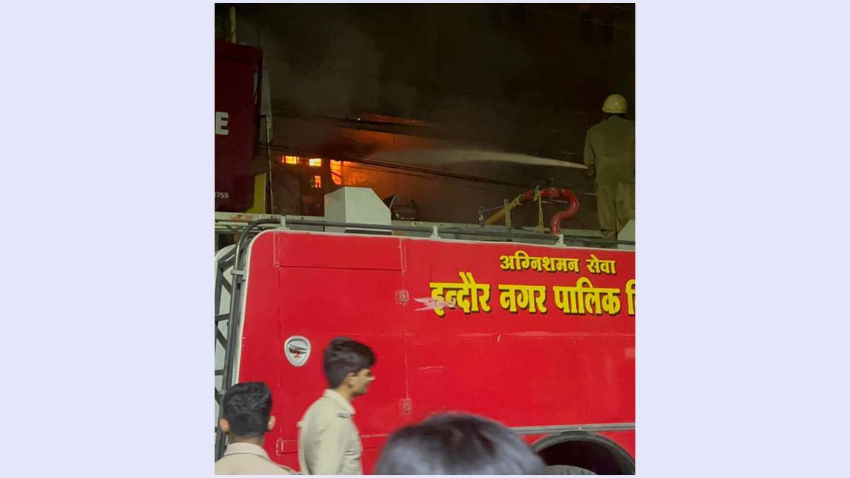 indore, Fierce fire , Siyaganj area