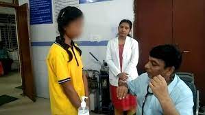 balaghat, Girl students ,village Gonglai 