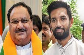 patna, JP Nadda, invites Chirag 