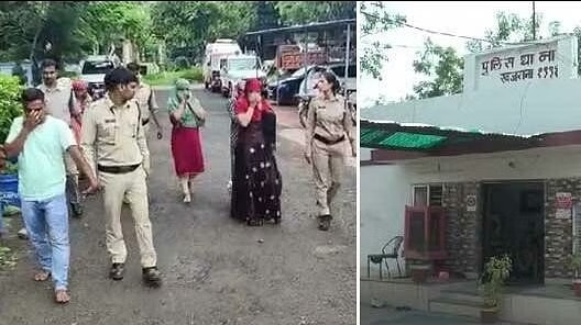रहवासियों की शिकायत के बाद पुलिस ने यहां कारवाई की है