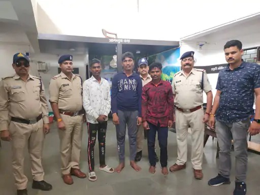 इंदौर के पारदी गैंग के आरोपी पकड़ाए