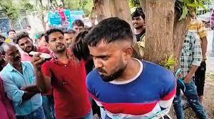 indore,  mob tied , theft accused