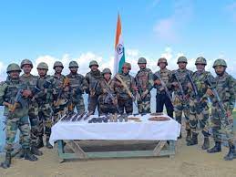 kupwada, Arms and ammunition , Line of Control