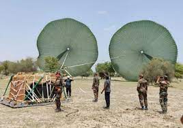 new delhi,  deliver ration ,parachute 