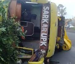 mandsour, Passenger bus ,Bhilwara in Rajasthan