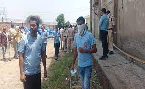 Morena, Gas leak ,boiler of factory 