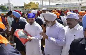 chandigarh,Rahul Gandhi ,Darbar Sahib