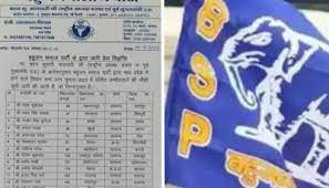 bhopal,BSP announced ,candidates 