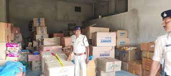 rajgarh, Illegal explosive substance,godowns