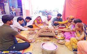 morena, Shardiya Navratri , Havan-puja 