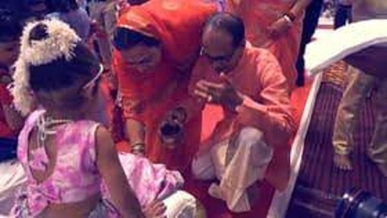 bhopal, Chief Minister Shivraj, worshiped 