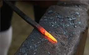 nagda, Young man injured , firing hot iron rod