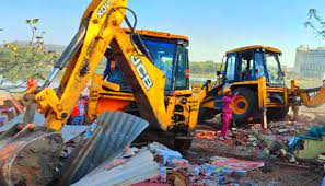 bhopal,Bulldozer runs , Hotel Taj