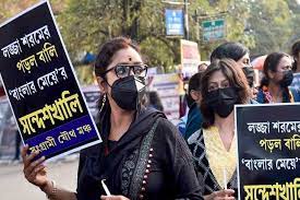 kolkata, Women, streets in Sandeshkhali