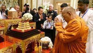 bhopal, Crowds gathered ,Thailand from Sanchi