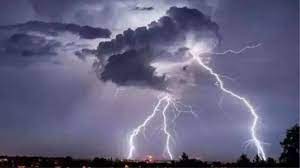 neemuch, Woman injured , lightning