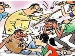 rajgarh, Fight between two parties ,over old dispute