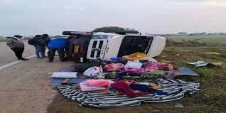 jabalpur, Tourist vehicle ,Ayodhya overturns