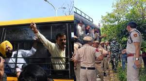 new delhi, Many AAP leaders , detained by police