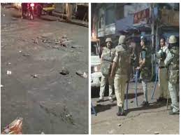 sagar,Stone pelting , religious song