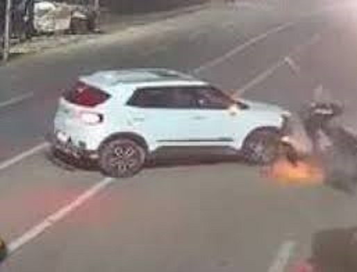 indore, Speeding car , one dead