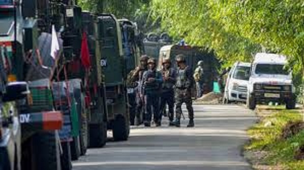 pulvama, Encounter , terrorist killed