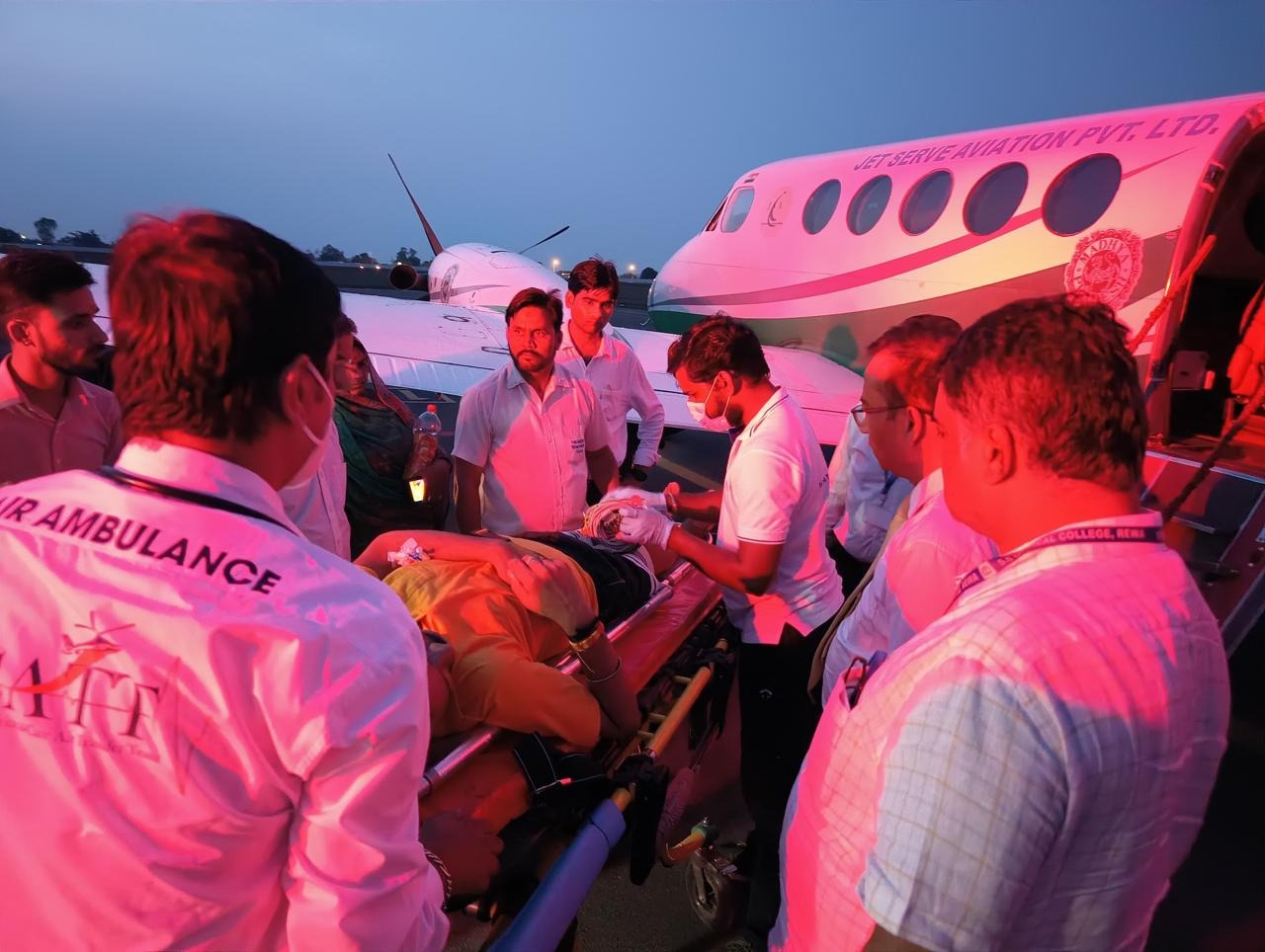 bhopal, Govindlal of Mauganj , "PM Shri Air Ambulance" 