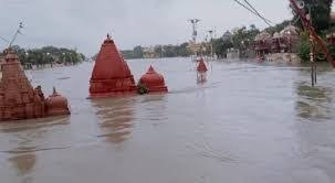 bhopal, Temples submerged , rains in Ujjain