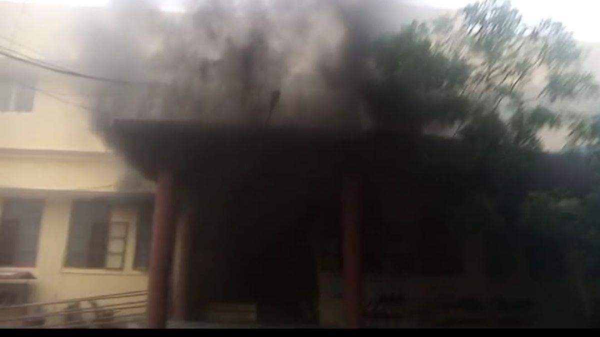 khandwa, Major fire, health center 