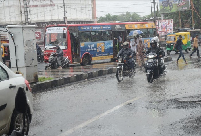 bhopal, Heavy rain ,since morning