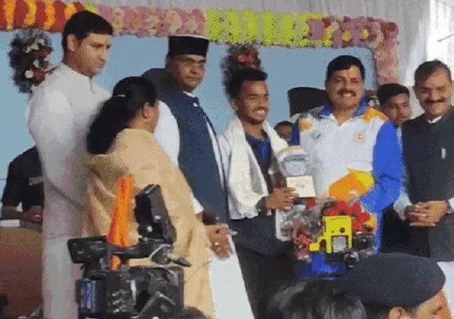 bhopal, Chief Minister ,honored Olympians 
