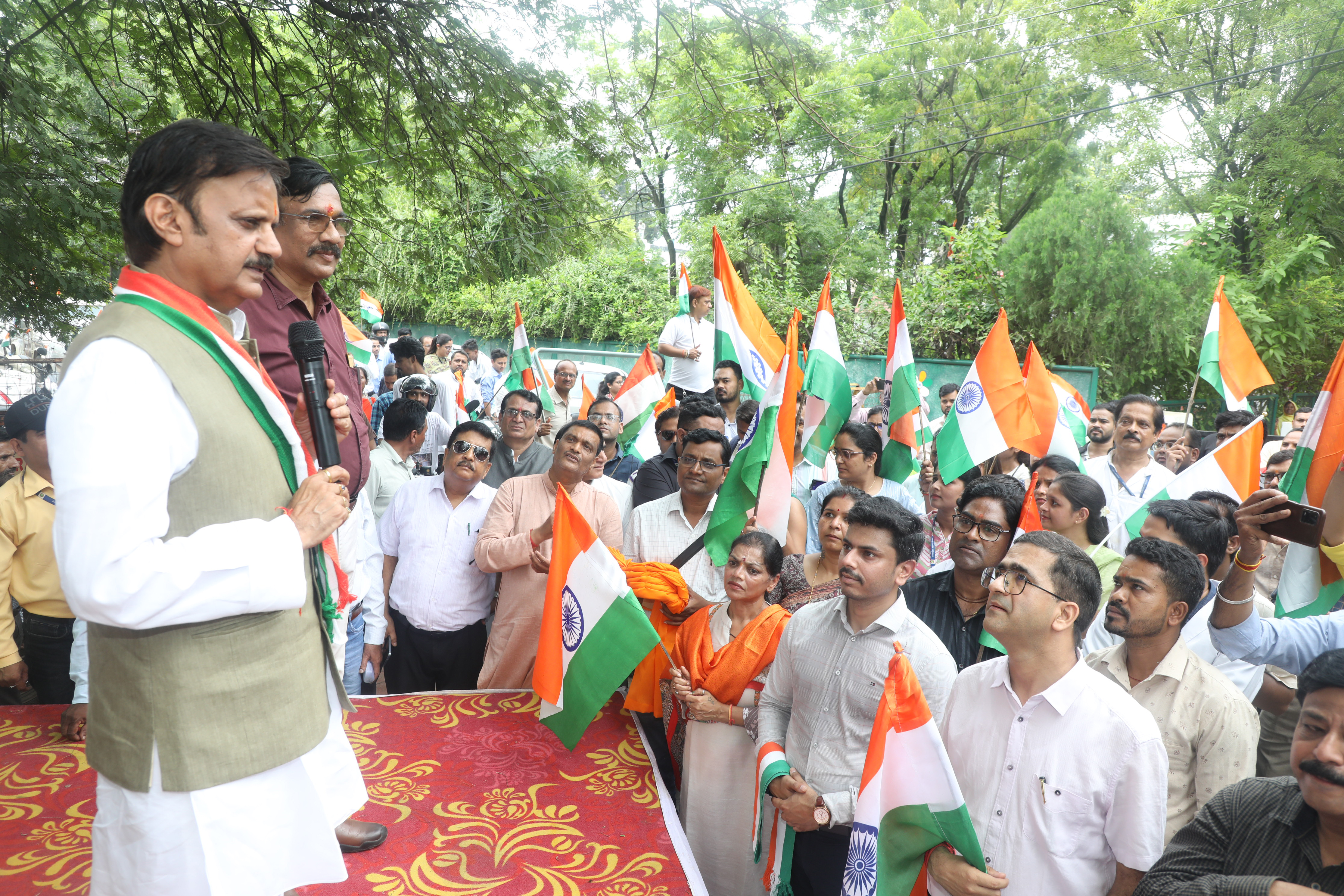 bhopal, Deputy Chief Minister , Tricolor Yatra