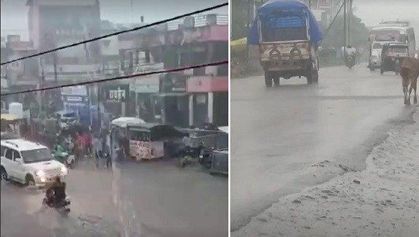 bhopal, Alert of heavy rain ,four districts