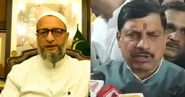 bhopal, CM responded , Owaisi