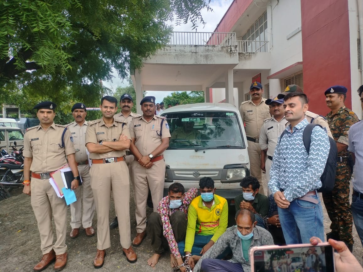 rajgarh,Five vicious thieves ,Kanjar gang arrested