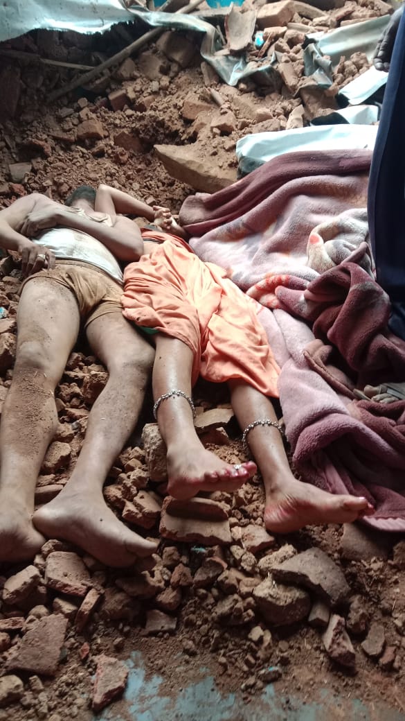 jabalpur,Couple dies,wall collapse